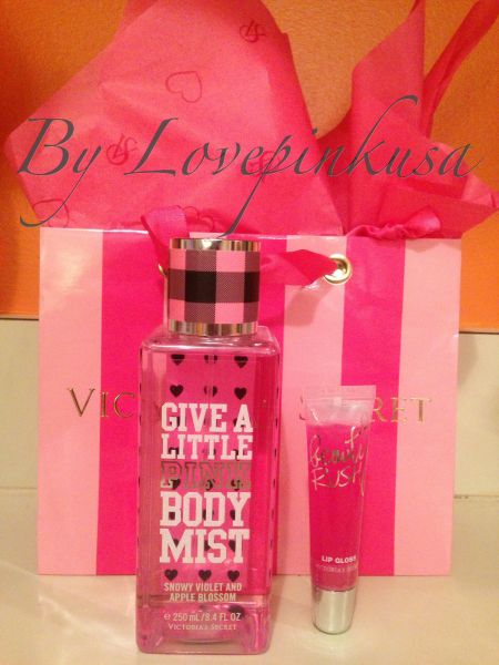 Kit Victoria's Secret body mist + gloss