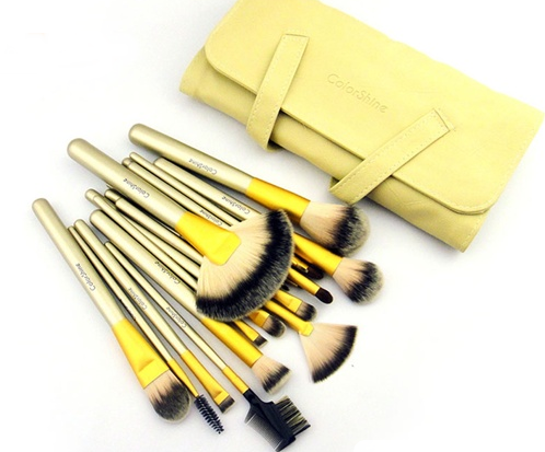 Kit 18 pincéis ColorShine (Yellow)