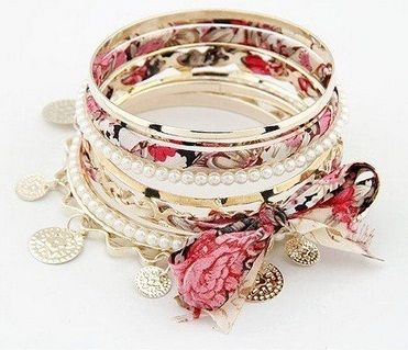 Pulseira kit floral